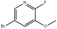 5-溴-2-氟-3-甲氧基吡啶 结构式