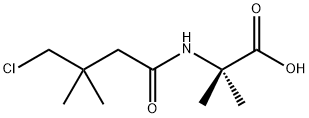 Alanine,  N-(4-chloro-3,3-dimethyl-1-oxobutyl)-2-methyl- 结构式
