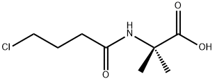 Alanine,  N-(4-chloro-1-oxobutyl)-2-methyl- 结构式