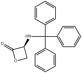N-三苯甲基-L-丝氨酸内酯 结构式