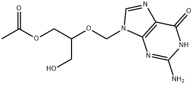O-单乙酰更昔洛韦 结构式