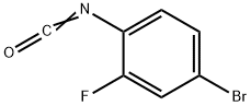 异氰酸4-溴-2-氟苯酯 结构式