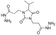 1,3-二(3-肼-3-氧代-丙基)-5-(1-甲基乙基)乙内酰脲 结构式