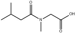 2-(methyl-(3-methylbutanoyl)amino)acetic acid 结构式