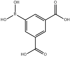 3,5-二羧基苯基硼酸 结构式