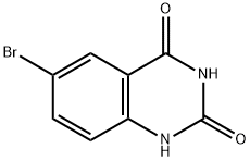 6-溴喹唑啉-2,4-二酮 结构式
