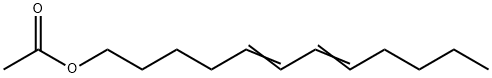 Acetic acid 5,7-dodecadienyl ester 结构式