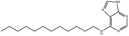 N-dodecyl-1H-adenine 结构式