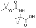 BOC-L-丙氨酸-D1氘代 结构式