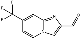 7-三氟甲基咪唑[1,2-A]吡啶-2-甲醛 结构式