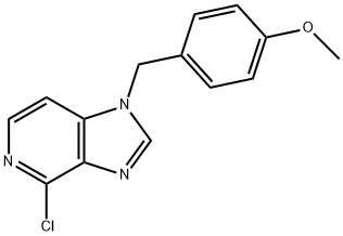 4-氯-1H-咪唑并[4,5-C]吡啶 结构式