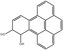 9,10-dihydroxy-9,10-dihydrobenzo(e)pyrene 结构式