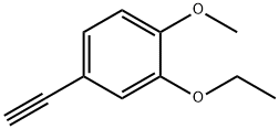 2-乙氧基-4-乙炔基-1-甲氧基苯 结构式