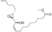 9-Undecenoic acid, 11-hydroxy-11-(3-pentyloxiranyl)-, methyl ester, (2 alpha(9Z,11S*),3beta)- 结构式