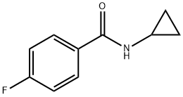 N-CYCLOPROPYL 4-FLUOROBENZAMIDE 结构式