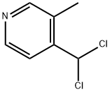 Pyridine, 4-(dichloromethyl)-3-methyl- (9CI) 结构式