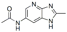 Acetamide,  N-(2-methyl-1H-imidazo[4,5-b]pyridin-6-yl)-  (9CI) 结构式