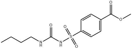 4-羧基甲苯磺丁脲甲酯 结构式