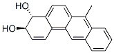 (3R)-3,4-Dihydro-7-methylbenzo[a]anthracene-3β,4α-diol 结构式