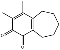 1H-Benzocycloheptene-1,2(5H)-dione, 6,7,8,9-tetrahydro-3,4-dimethyl- (9CI) 结构式