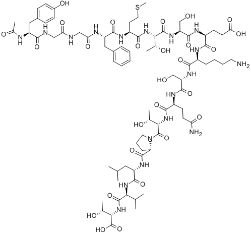 N-acetyl-alpha-endorphin 结构式