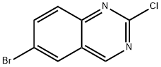 6-溴-2-氯喹唑啉 结构式