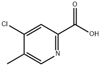 4-氯-5-甲基皮考林酸 结构式