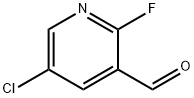 2-氟-3-甲酰基-5-氯吡啶 结构式