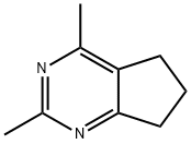 5H-Cyclopentapyrimidine, 6,7-dihydro-2,4-dimethyl- (9CI) 结构式