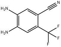 4,5-二氨基-2-三氟甲基苯腈 结构式