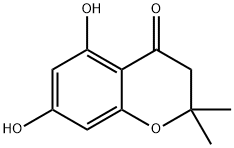 5,7-dihydroxy-2,2-dimethyl-2,3-dihydro-4H-chromen-4-one 结构式