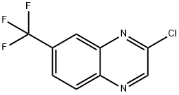 2-氯-7-三氟甲基喹噁啉 结构式