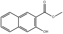 3-羟基-2-萘甲酸甲酯 结构式