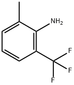 2-甲基-6-三氟甲基苯胺 结构式