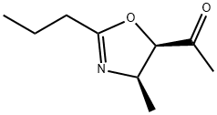 Ethanone, 1-(4,5-dihydro-4-methyl-2-propyl-5-oxazolyl)-, cis- (9CI) 结构式