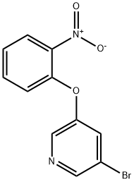 3-溴-5-(2-硝基苯氧基)吡啶 结构式