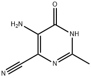 4-Pyrimidinecarbonitrile,  5-amino-1,6-dihydro-2-methyl-6-oxo- 结构式