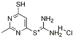 4-mercapto-2-methylpyrimidin-6-ylthiouronium hydrochloride 结构式