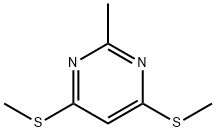 2-methyl-4,6-bismethylthiopyrimidine 结构式