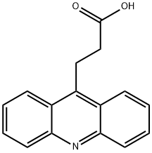 3-(吖啶-9-基)丙酸 结构式