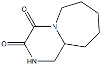 Pyrazino[1,2-a]azepine-3,4-dione, octahydro- (9CI) 结构式