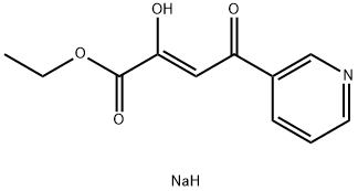 (Z)-1-ethoxycarbonyl-3-
oxo-3-pyridin-3-yl-propen-1-olate 结构式