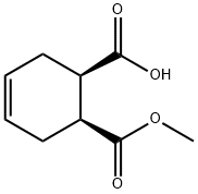 (1S,2R)-4-环己烯-1,6-二甲酸单甲酯 结构式