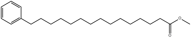 METHYL 15-PHENYLPENTADECANOATE 结构式