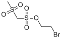 2-bromoethyl (methylsulfonyl)methanesulfonate 结构式