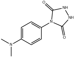 4-[4-(二甲基氨基)苯基]-1,2,4-三唑烷-3,5-二酮 结构式