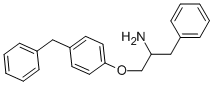 1-BENZYL-2-(4-BENZYLPHENOXY)ETHYLAMINE 结构式