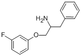 1-BENZYL-2-(3-FLUOROPHENOXY)ETHYLAMINE 结构式