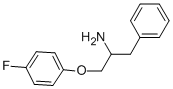 1-BENZYL-2-(4-FLUOROPHENOXY)ETHYLAMINE 结构式