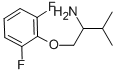 1-(2,6-DIFLUOROPHENOXY)-3-METHYL-2-BUTANAMINE 结构式